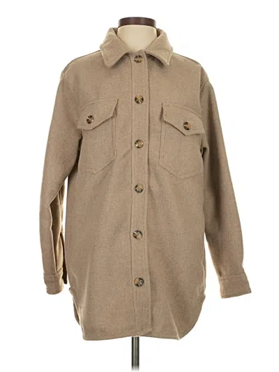 Rd Style Long Sleeve Button Down Shirt In Tan