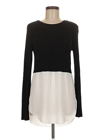 Pre-owned Rd Style Long Sleeve Top Black Boatneck Tops