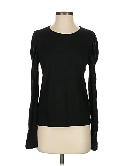 Pre-owned Rd Style Long Sleeve Top Black Scoop Neck Tops