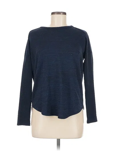 Pre-owned Rd Style Long Sleeve Top Blue Boatneck Tops