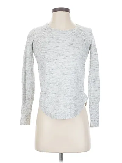 Pre-owned Rd Style Long Sleeve Top Gray Crew Neck Tops
