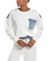 Rd Style Lucie French Terry Pullover In White