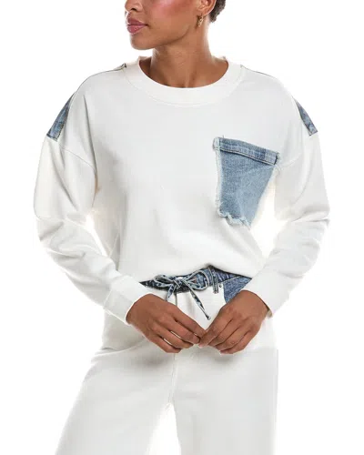 Rd Style Lucie French Terry Pullover In White