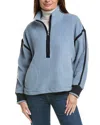 Rd Style Morgan Mock Fleece Pullover In Blue