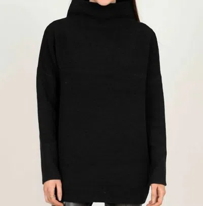 Rd Style Nancy Ottoman Mock Neck Sweater In Black