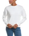 Rd Style Nelkin Long Sleeve Crewneck Pullover In White