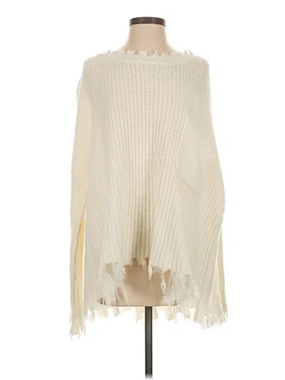 Pre-owned Rd Style Poncho In White