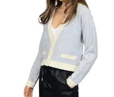 Rd Style Posy Cardigan In Grey