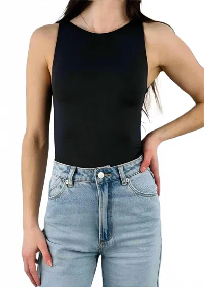 Rd Style Roxanna Sleeveless Bodysuit In Black