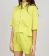 Rd Style Satin Short In Sunnny Lime In Multi