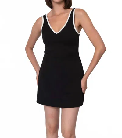 Rd Style Second Skin Active Sport Dress In Black