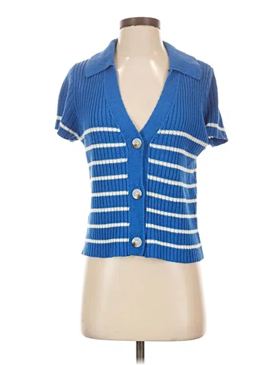 Pre-owned Rd Style Short Sleeve Blouse In Blue