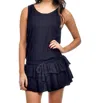 Rd Style Sleeveless Tiered Dress In Black In Black