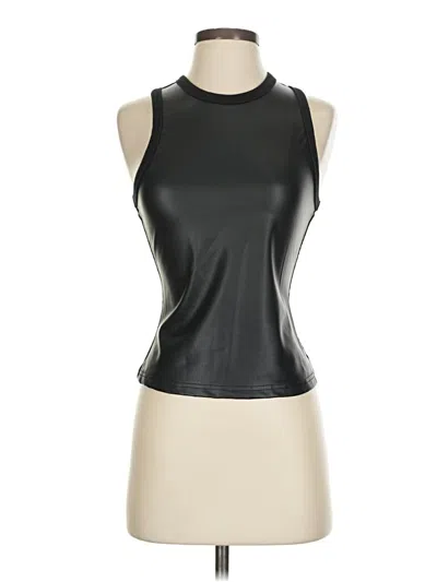 Pre-owned Rd Style Sleeveless Top Black Halter Neckline Tops