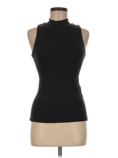 Rd Style Sleeveless Top Black Halter Neckline Tops