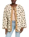 Rd Style Sophia Sherpa Jacket In Neutral