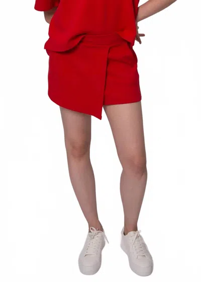 Rd Style Starry Lounge Skort In Red