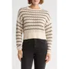 Rd Style Stripe Open Stitch Sweater In Multi
