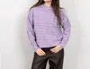 Rd Style Syla Long Sleeve Crewneck Pullover In Soft Lilac In Purple
