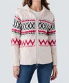 Rd Style Themis Raglan Cardigan In Off White In White