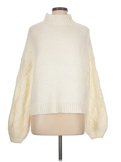 Pre-owned Rd Style Turtleneck Sweater In White