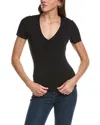 Rd Style Valenna Core Deep V-neck Top In Black