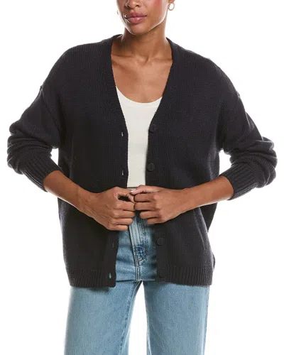Rd Style Varari Long Sleeve V Neck Cardigan In Black