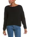 Rd Style Walla Long Sleeve Boatneck Pullover In Black