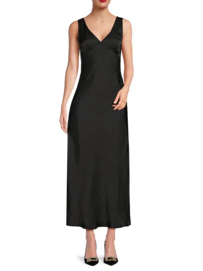 Rd Style Women's Drimma Satin Maxi Slip Dress In Black