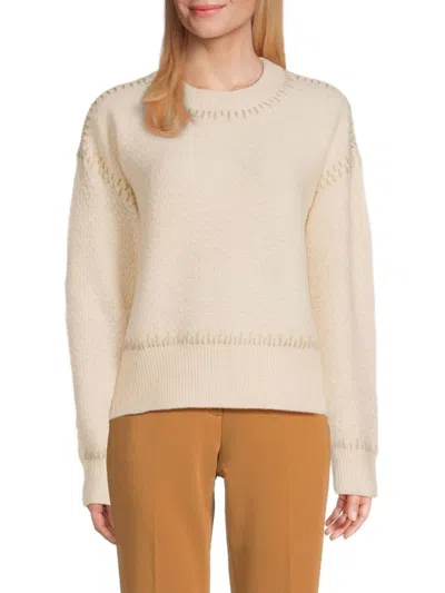 Rd Style Women's Lottie Whip Stitch Sweater In Cream
