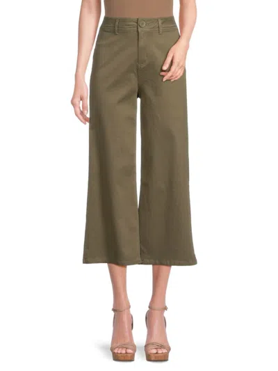 Rd Style Women's Philomena High Rise Cropped Pants In Olive