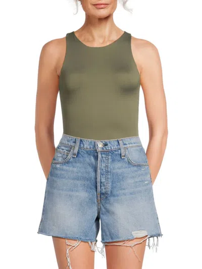 Rd Style Women's Roxanna Crewneck Bodysuit In Leaf Green