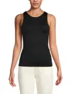 Rd Style Women's Second Skin Maria Muscle Tee In Black