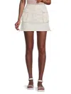 Rd Style Women's Sirada Cargo Mini Skirt In Cream