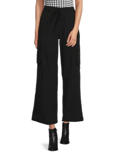 Rd Style Women's Stacia Flare Cargo Pants In Black