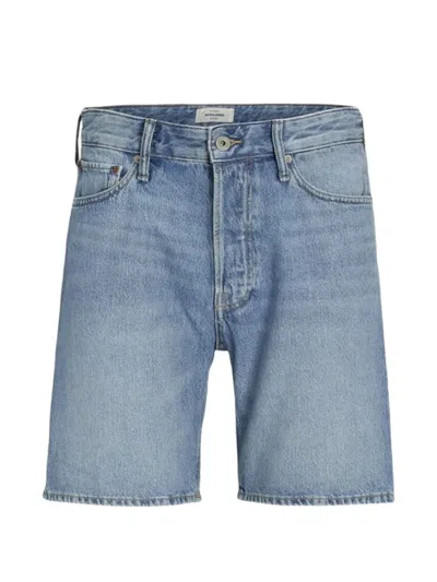R.d.d. By Jack Jones Belt-loop Pocket Shorts In Blue