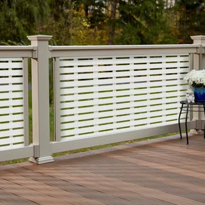Rdi 3 Ft. H X 6 Ft. W Vinyl Stair Railing In Clay