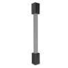 Rdi 36 In. Flush Mount Post In Black;silver