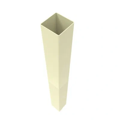 Rdi 4 In. L X 4 In. W X 39 In. H Traditional Post Sleeve In Sand