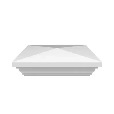 Rdi 4 In. X 4 In. New England Post Top White