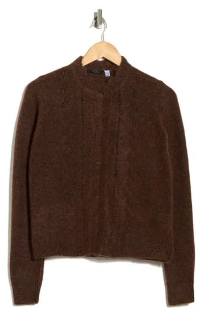 Rdi Cable Knit Cagan In Brown