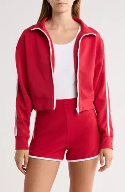 Rdi Contrast Trim Knit Full Zip Jacket