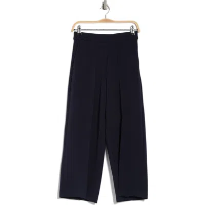 Rdi Crepe Knit Crop Pants In Dark Storm