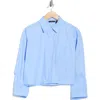 Rdi Long Sleeve Roll Cuff Shirt In Blue