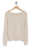 Rdi Marilyn Off The Shoulder Sweater In Neutral