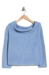 Rdi Marylin Cowl Neck Sweater In Blue
