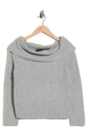 Rdi Marylin Cowl Neck Sweater In Gray