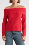 Rdi Marylin Cowl Neck Sweater In Red