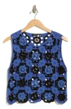 Rdi Open Stitch Sleeveless Sweater