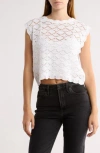 Rdi Pointelle Sleeveless Top